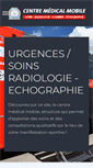 Mobile Screenshot of centremedicalmobile.fr